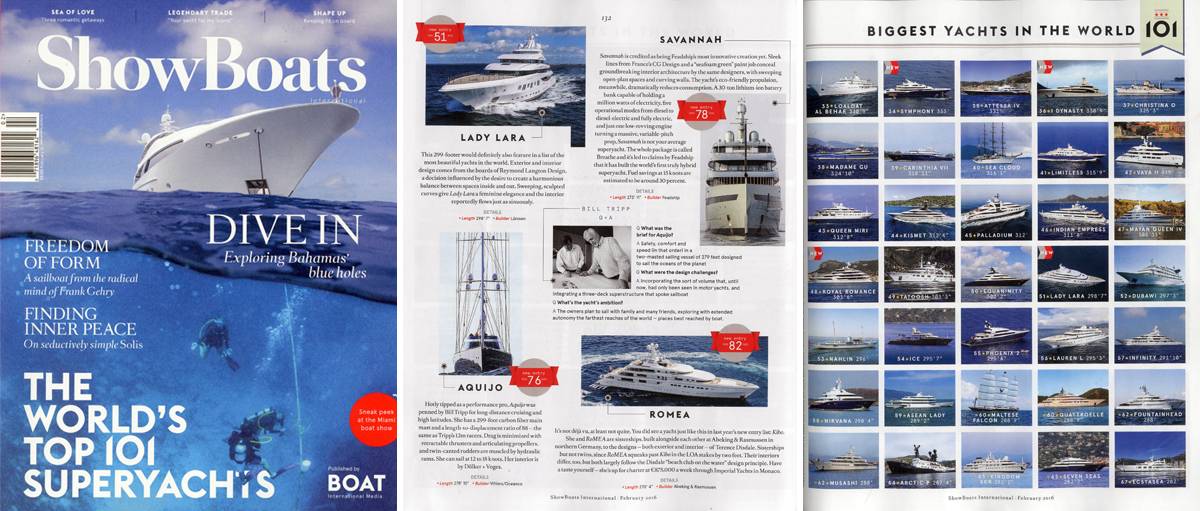 Show Boats International February 2016 edition