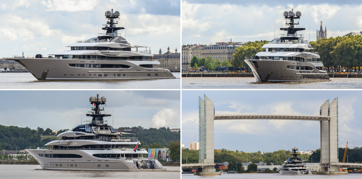 In Pictures: the 95m Kismet in Bordeaux