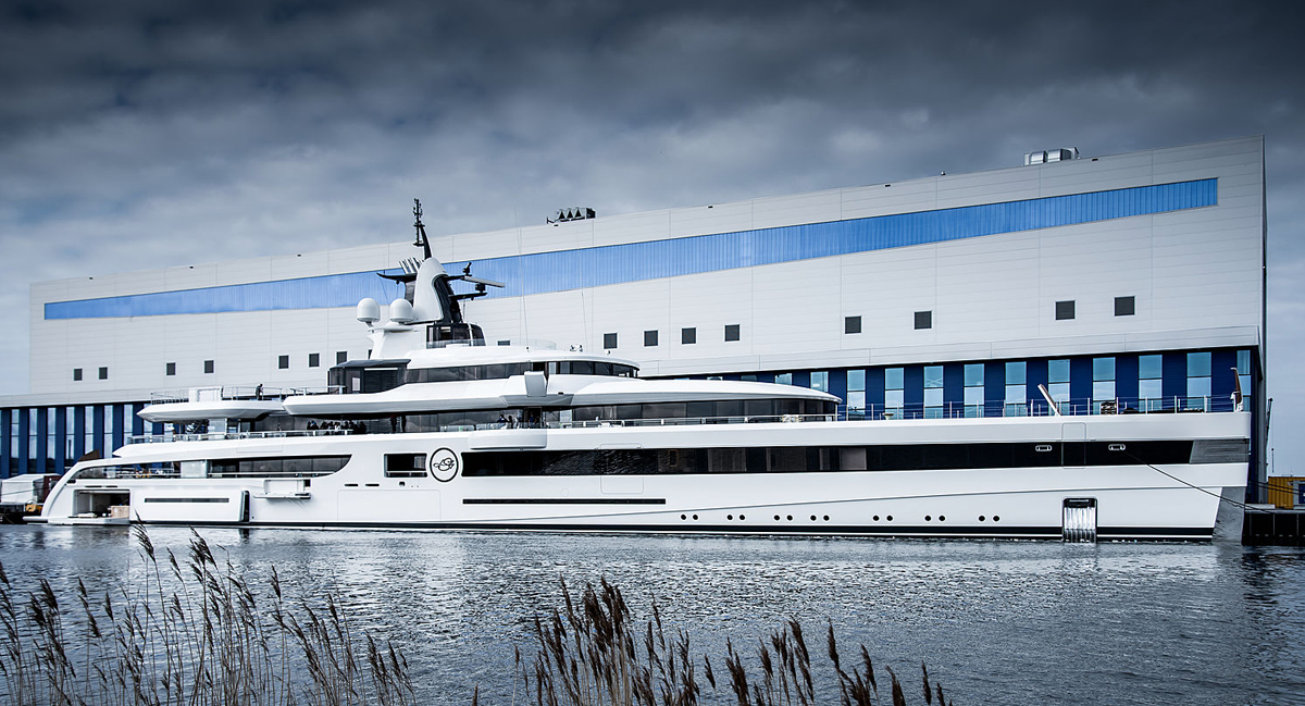 Our latest 93m Feadship superyacht Lady S nearing delivery